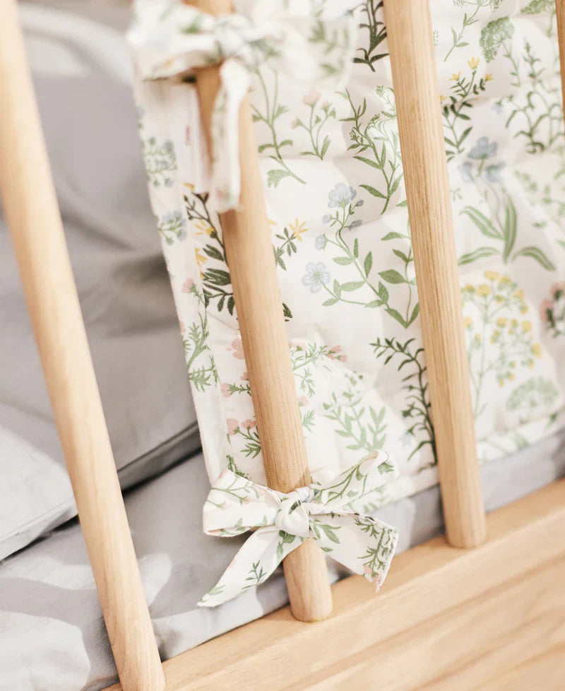 Cot Bumper, Summer Flowers