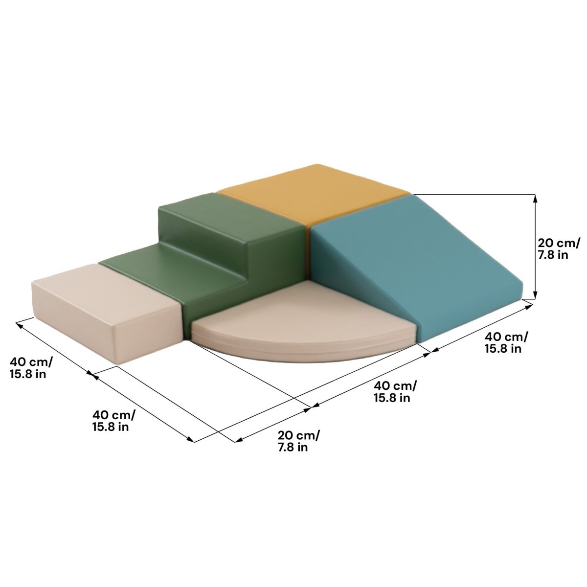 Corner Climber, Pastel Turquoise (Pre - Order) - Le Petit Marché Home Furniture