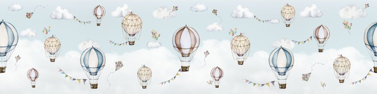 Wallpaper - Balloons Bonanza - Panorama (Pre - Order) - LPM Home