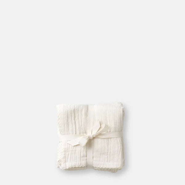 3 - pack Muslin Cloth, Pure Nature - Le Petit Marché Home Furniture