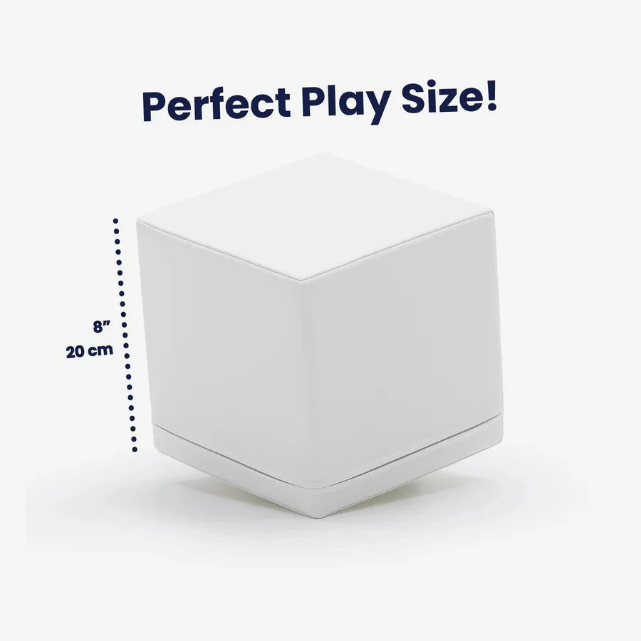 6 Cube Set Building Blocks, White (Pre - Order) - Le Petit Marché Home Furniture