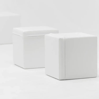 6 Cube Set Building Blocks, White (Pre - Order) - Le Petit Marché Home Furniture
