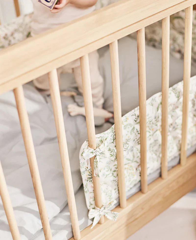 Cot Bumper, Summer Flowers