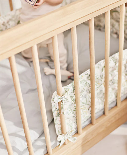 Cot Bumper, Summer Flowers