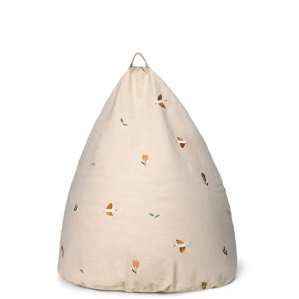 Embroidered Bean Bag, Songbirds (Pre-Order)