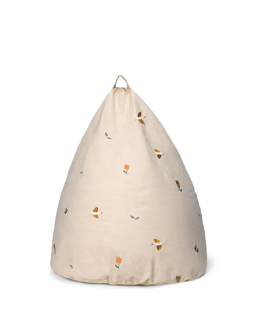 Embroidered Bean Bag, Songbirds (Pre-Order)