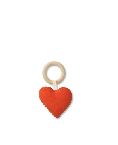 Heart Rattle Teether (Pre-Order)