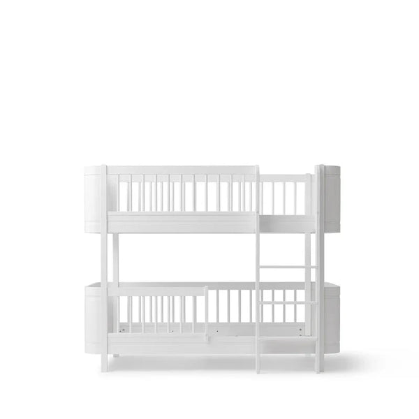 Wood Mini+ low bunk bed, white - Le Petit Marché Home Furniture