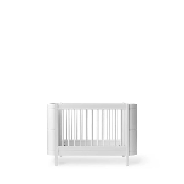Wood Mini+ Cot Bed, White - Le Petit Marché Home Furniture
