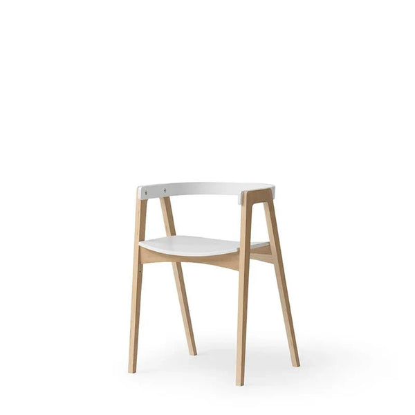 Wood Armchair Adjustable, White/Oak - Le Petit Marché Home Furniture