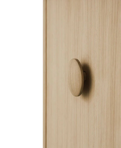 Wood Dresser 3 Drawers, Oak - Le Petit Marché Home Furniture
