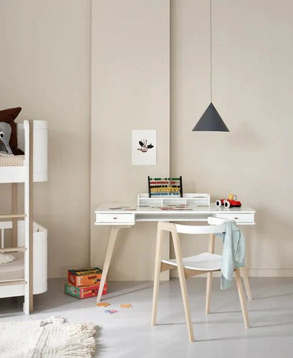 Wood desk 66 cm & armchair - Le Petit Marché Home Furniture