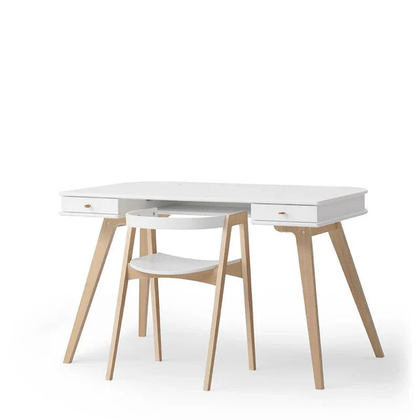 Wood Desk 72.6 cm & Armchair - Le Petit Marché Home Furniture
