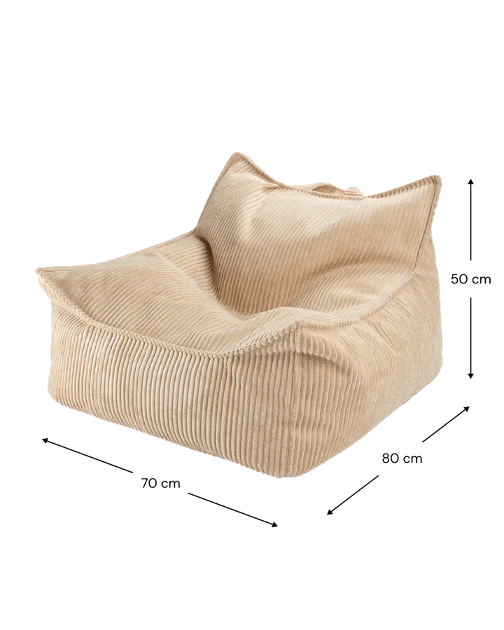 Beanbag Chair, Brown Sugar - Le Petit Marché Home Furniture