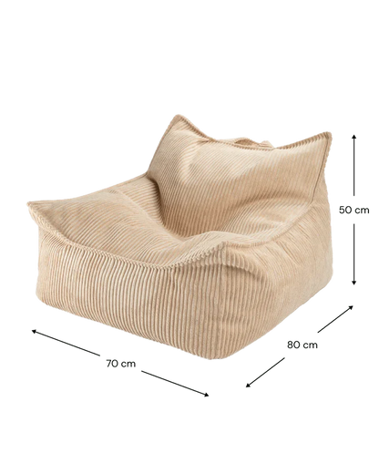 Beanbag Chair, Brown Sugar - Le Petit Marché Home Furniture