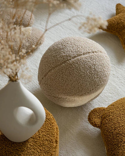 Ball Cushion, Biscuit (Pre - Order) - Le Petit Marché Home Furniture