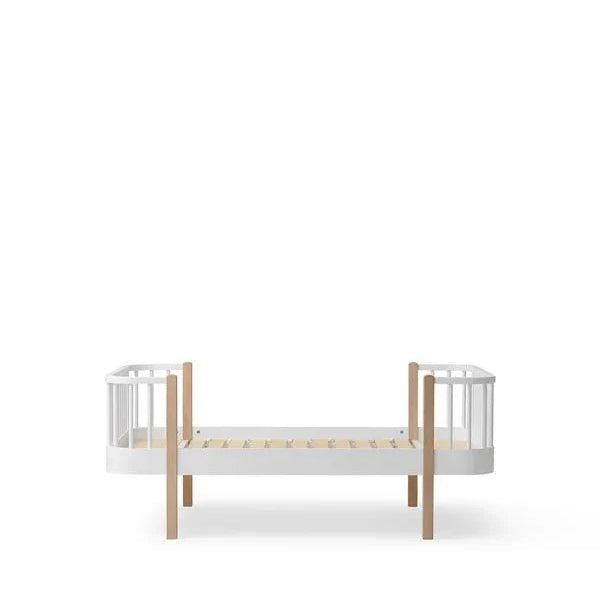 Wood Original junior bed, white/oak - Le Petit Marché Home Furniture