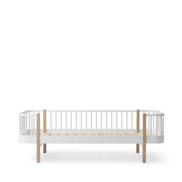 Wood Original Day Bed, White/Oak - Le Petit Marché Home Furniture
