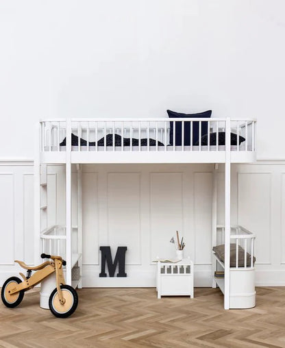 Wood Original loft bed, white - Le Petit Marché Home Furniture