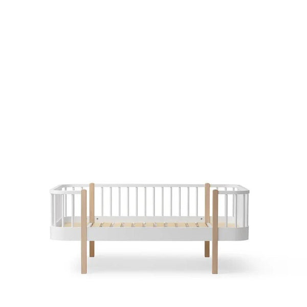 Wood Original Junior Day Bed, White/Oak - Le Petit Marché Home Furniture