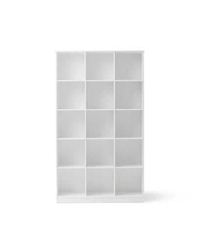 Wood Shelving Unit 3x5 with Base - Le Petit Marché Home Furniture