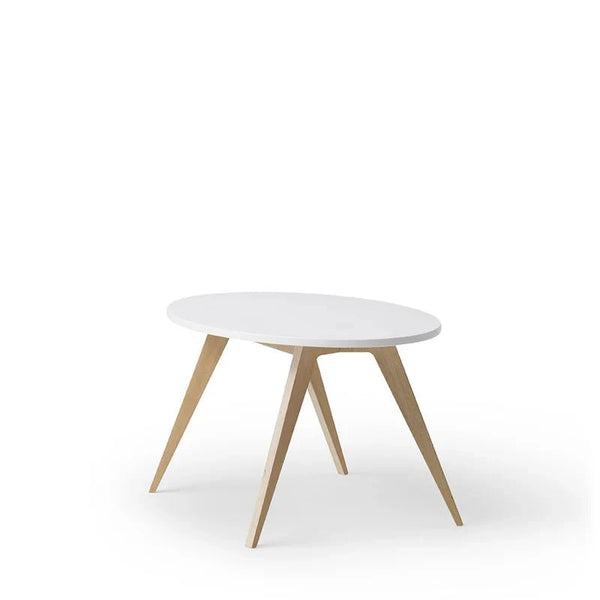 Wood PingPong Table, White/Oak - Le Petit Marché Home Furniture