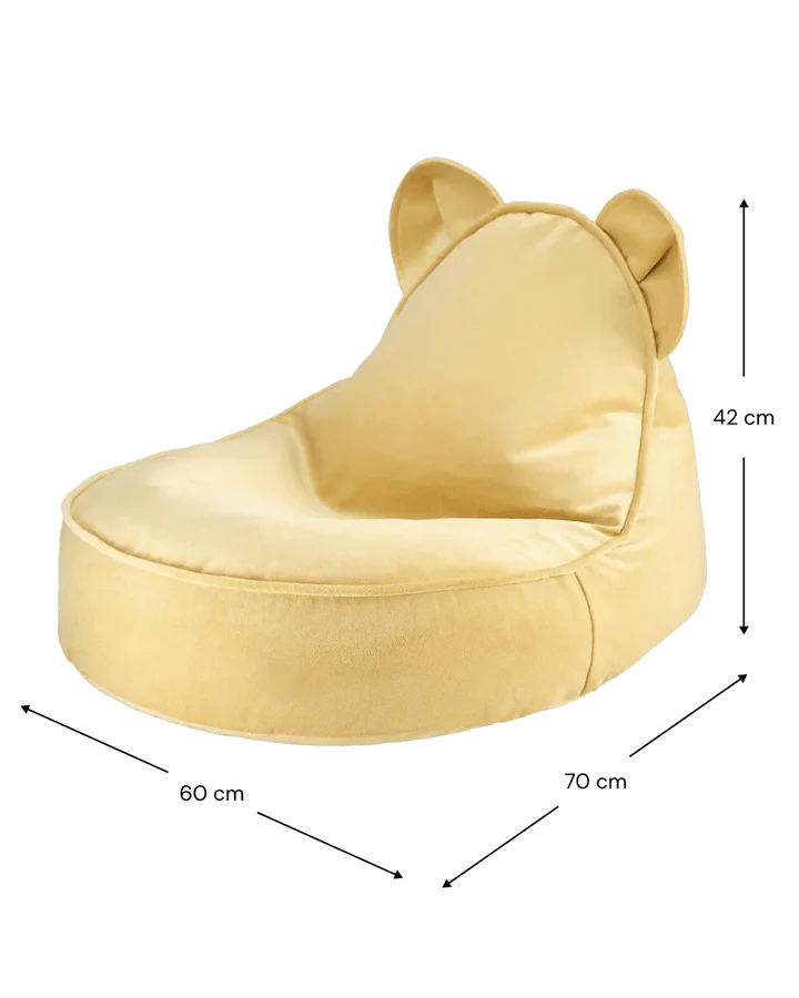 Bear Beanbag, Salted Caramel - Le Petit Marché Home Furniture