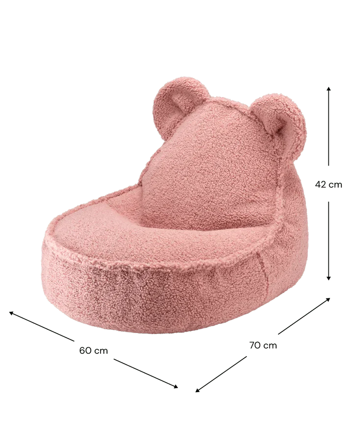 Bear Beanbag, Guava (Pre - Order) - Le Petit Marché Home Furniture