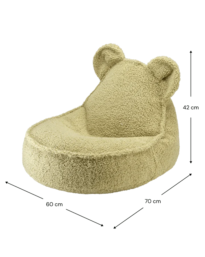 Bear Beanbag, Matcha (Pre - Order) - Le Petit Marché Home Furniture