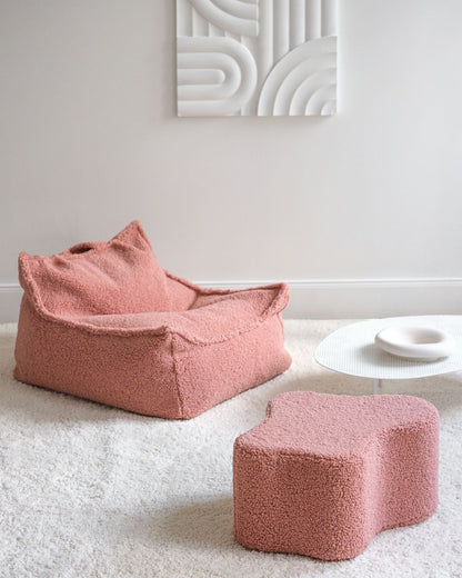 Beanbag Chair, Guava (Pre - Order) - Le Petit Marché Home Furniture