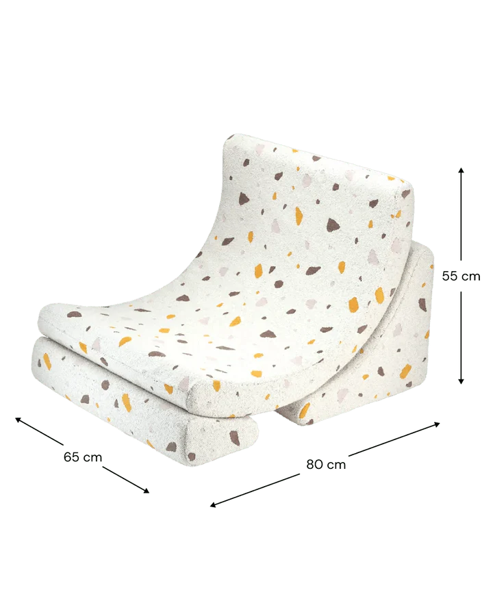 Moon Chair, Terrazzo Marble (Pre Order) - Le Petit Marché Home Furniture