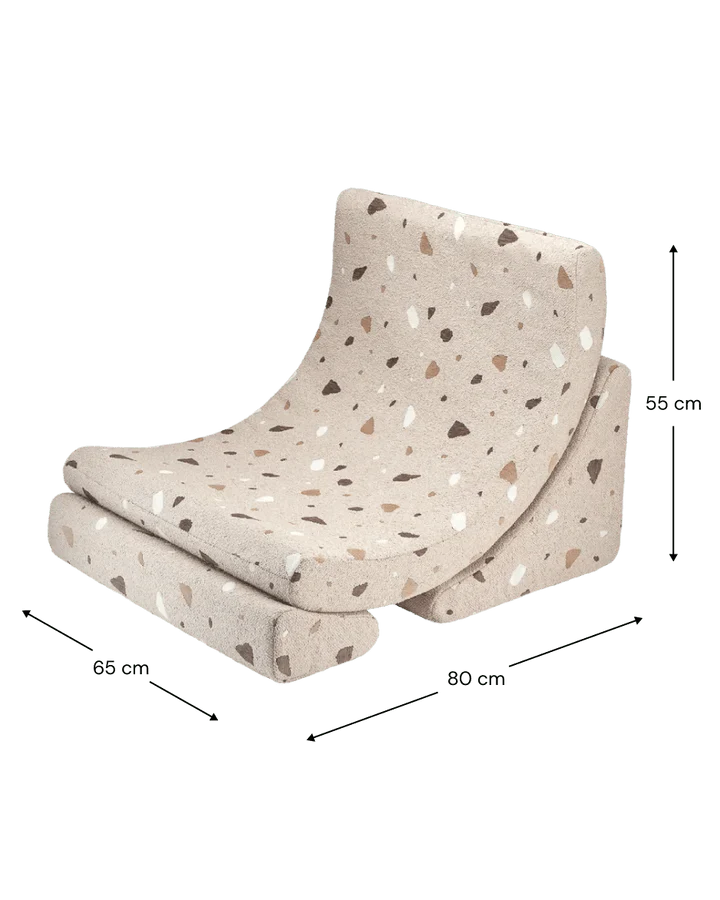 Moon Chair, Terrazzo Sand (Pre Order) - Le Petit Marché Home Furniture