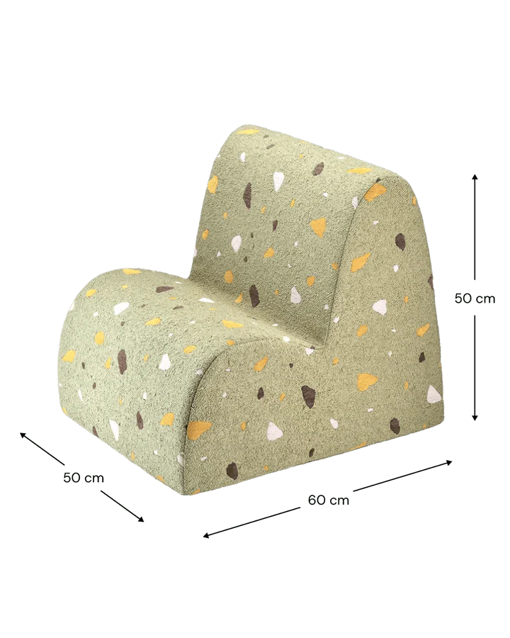 Cloud Chair, Terrazzo Moss (Pre - Order) - Le Petit Marché Home Furniture