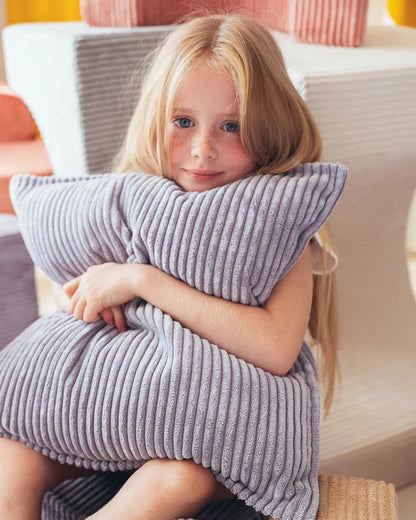 Block Cushion, Blueberry Blue (Pre - Order) - Le Petit Marché Home Furniture