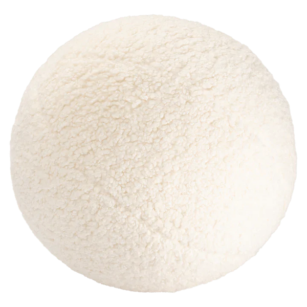 Ball Cushion, Cream White (Pre - Order) - Le Petit Marché Home Furniture