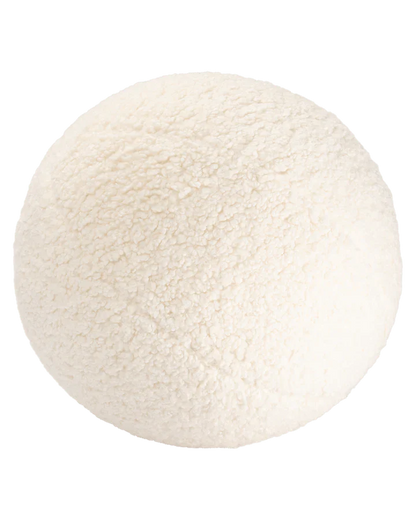 Ball Cushion, Cream White (Pre - Order) - Le Petit Marché Home Furniture