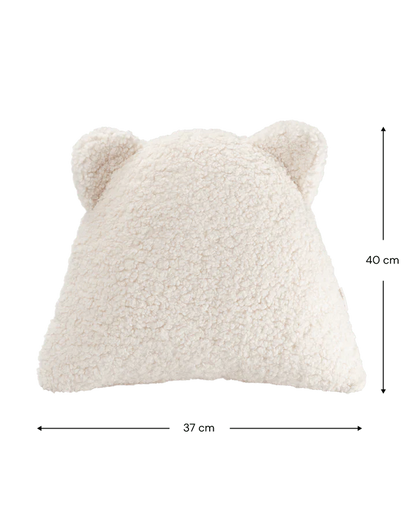 Bear Cushion, Cream White (Pre - Order) - Le Petit Marché Home Furniture