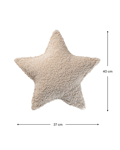 Star Cushion, Biscuit (Pre - Order) - Le Petit Marché Home Furniture
