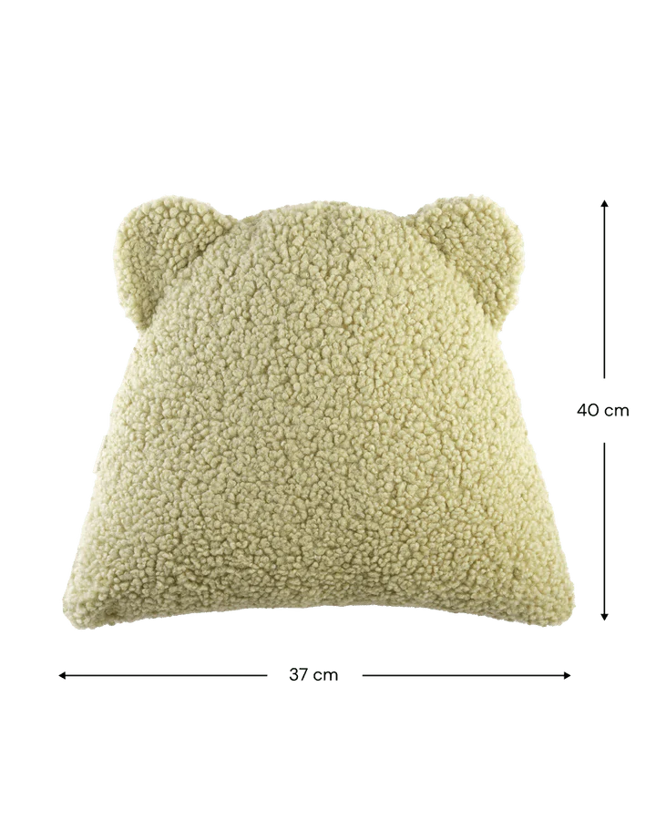 Bear Cushion, Matcha - Le Petit Marché Home Furniture