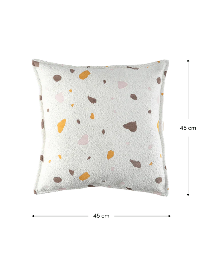 Block Cushion, Terrazzo Marble (Pre - Order) - Le Petit Marché Home Furniture