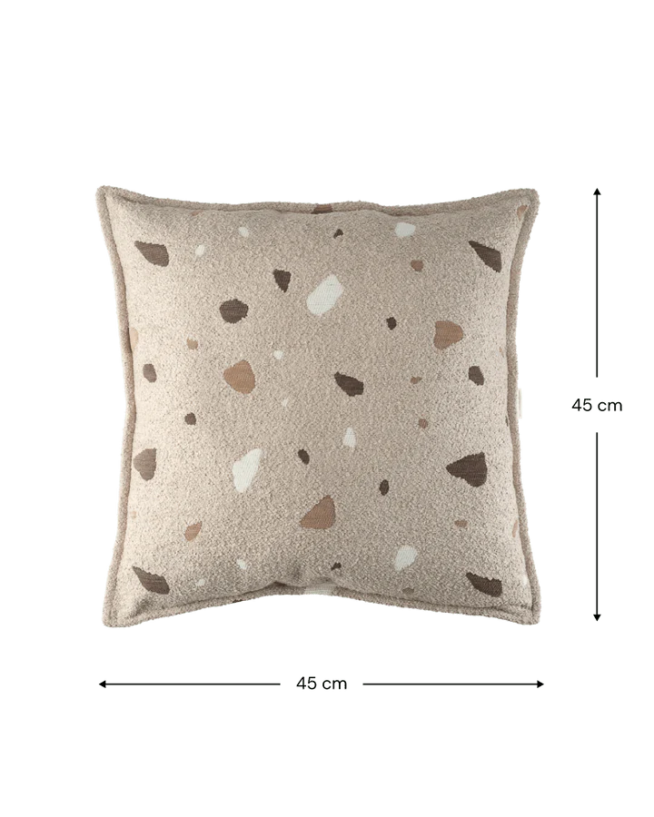 Block Cushion, Terrazzo Sand (Pre - Order) - Le Petit Marché Home Furniture