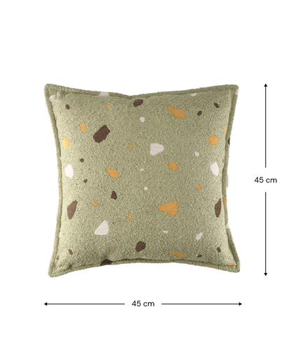 Block Cushion, Terrazzo Moss (Pre - Order) - Le Petit Marché Home Furniture