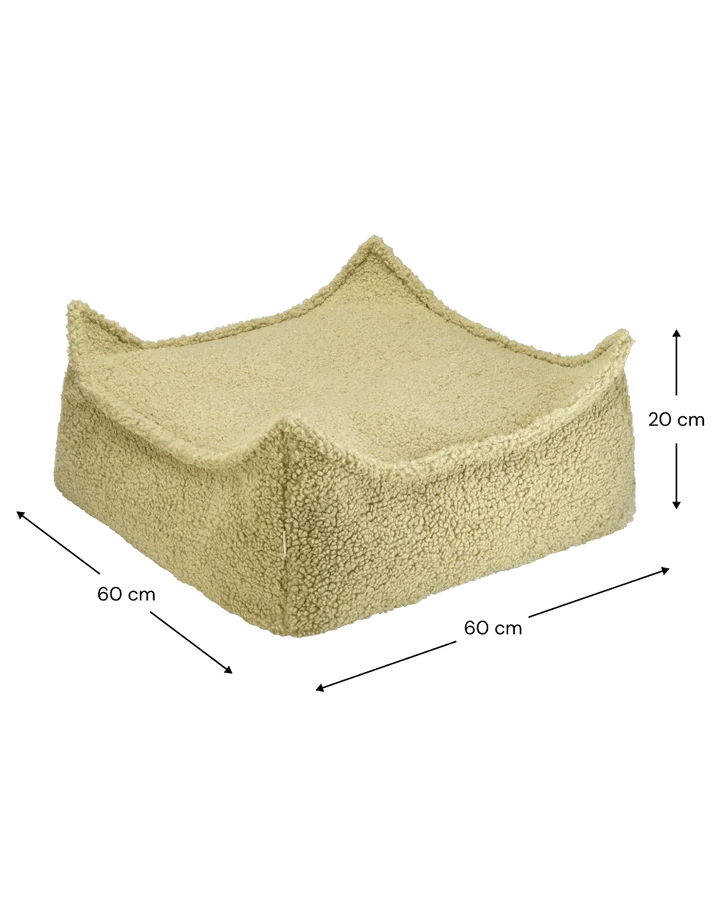 Square Ottoman, Matcha (Pre - Order) - Le Petit Marché Home Furniture