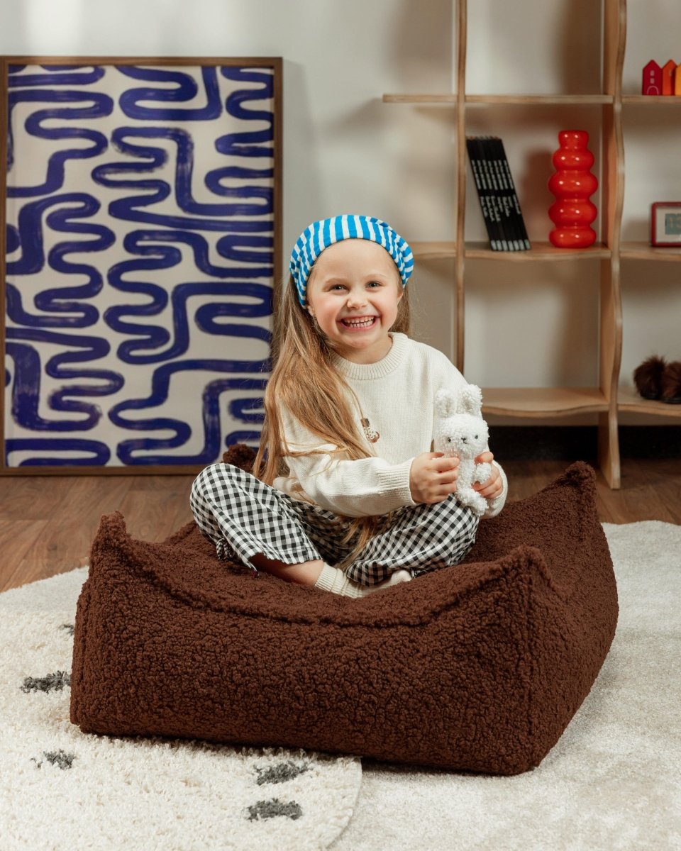 Square Ottoman, Warm Hazel (Pre - Order) - LPM Home