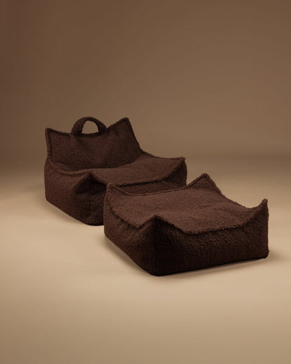 Square Ottoman, Warm Hazel (Pre - Order) - LPM Home