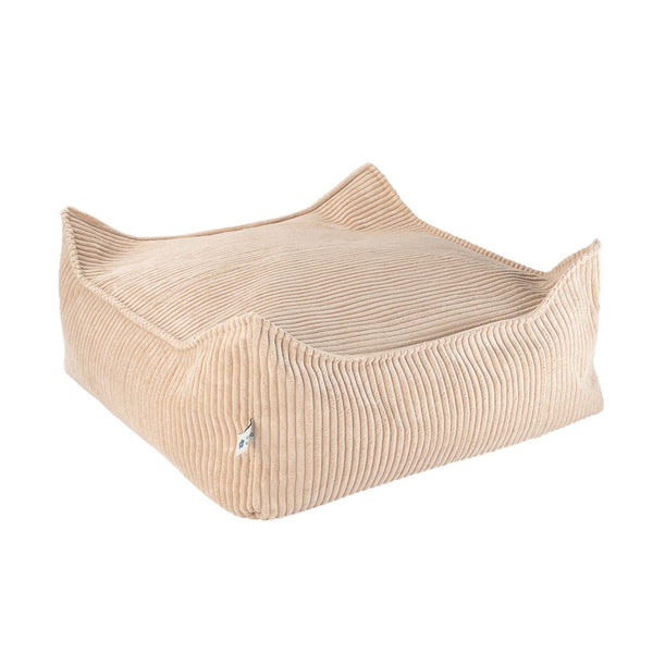 Square Ottoman, Brown Sugar (Pre - Order) - Le Petit Marché Home Furniture