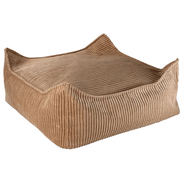 Square Ottoman, Toffee (Pre - Order) - Le Petit Marché Home Furniture