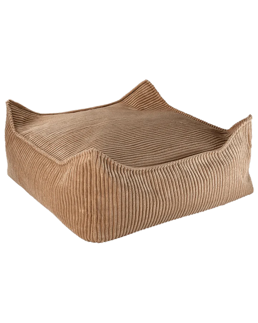 Square Ottoman, Toffee (Pre - Order) - Le Petit Marché Home Furniture