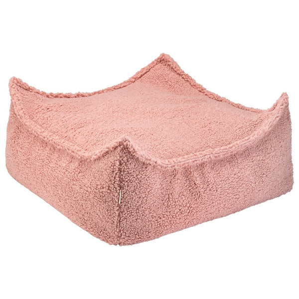 Square Ottoman, Guava (Pre - Order) - Le Petit Marché Home Furniture