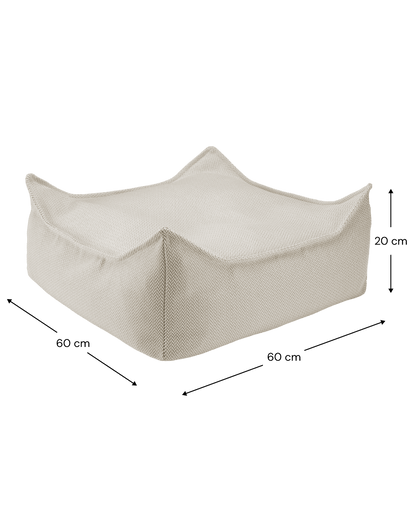 Square Ottoman Outdoor, Terra (Pre - Order) - Le Petit Marché Home Furniture